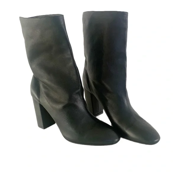 Aquazzura Boogie Bootie Italian Black Women’s Size 40 US Size 9 - Picture 4 of 10